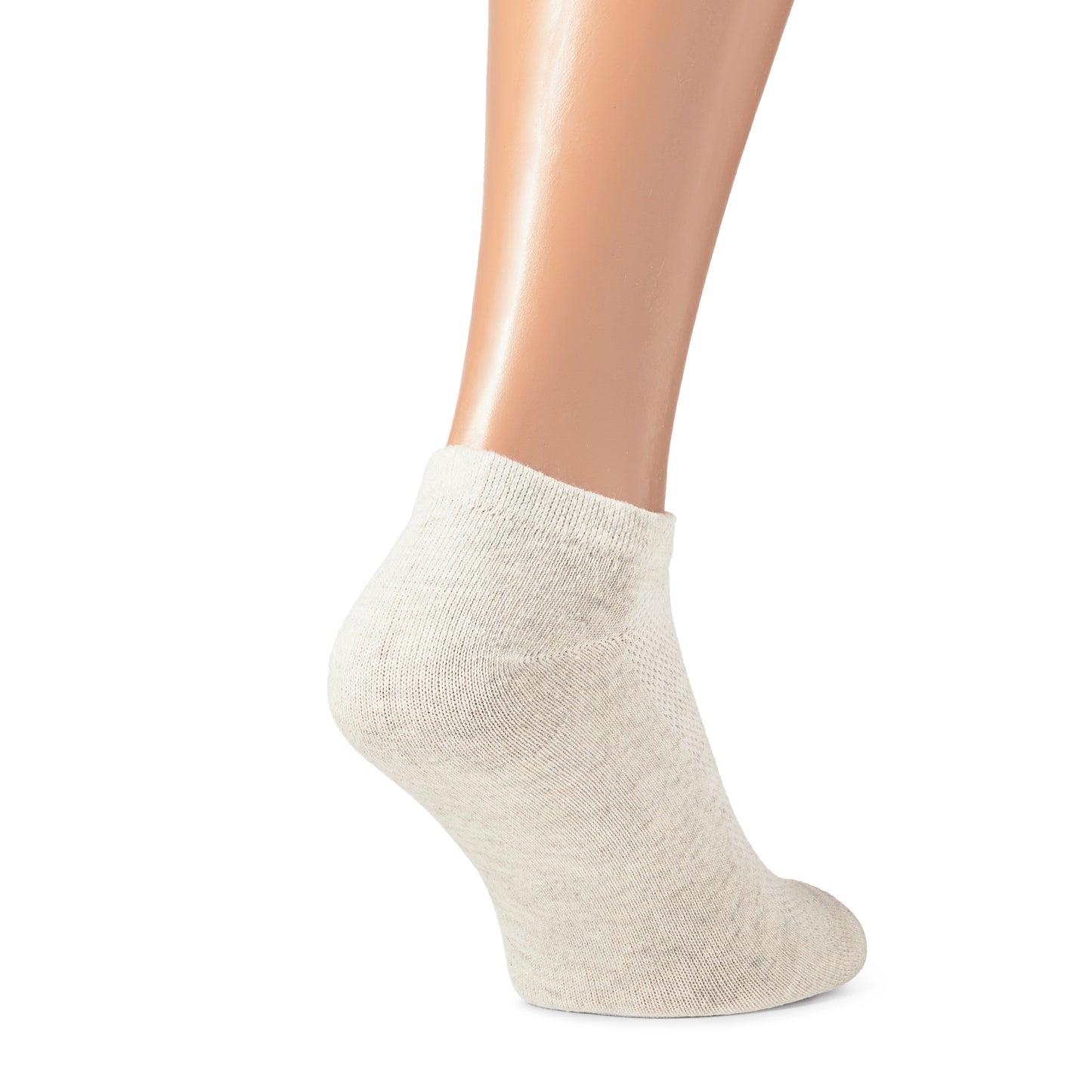 Men's Flax Linen Ankle Socks Quick-Drying Finely Made Mesh-knitted 10-pack