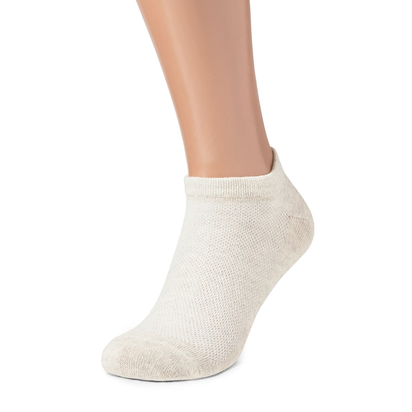 LinoFlex™ ComfortWear Quick-Dry Mesh-Knit Linen Ankle Socks for Women 3 pack