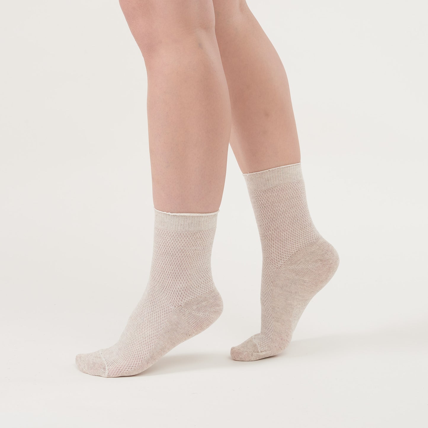 Thin Breathable Organic Linen Socks for Women, Pack of 3 pairs