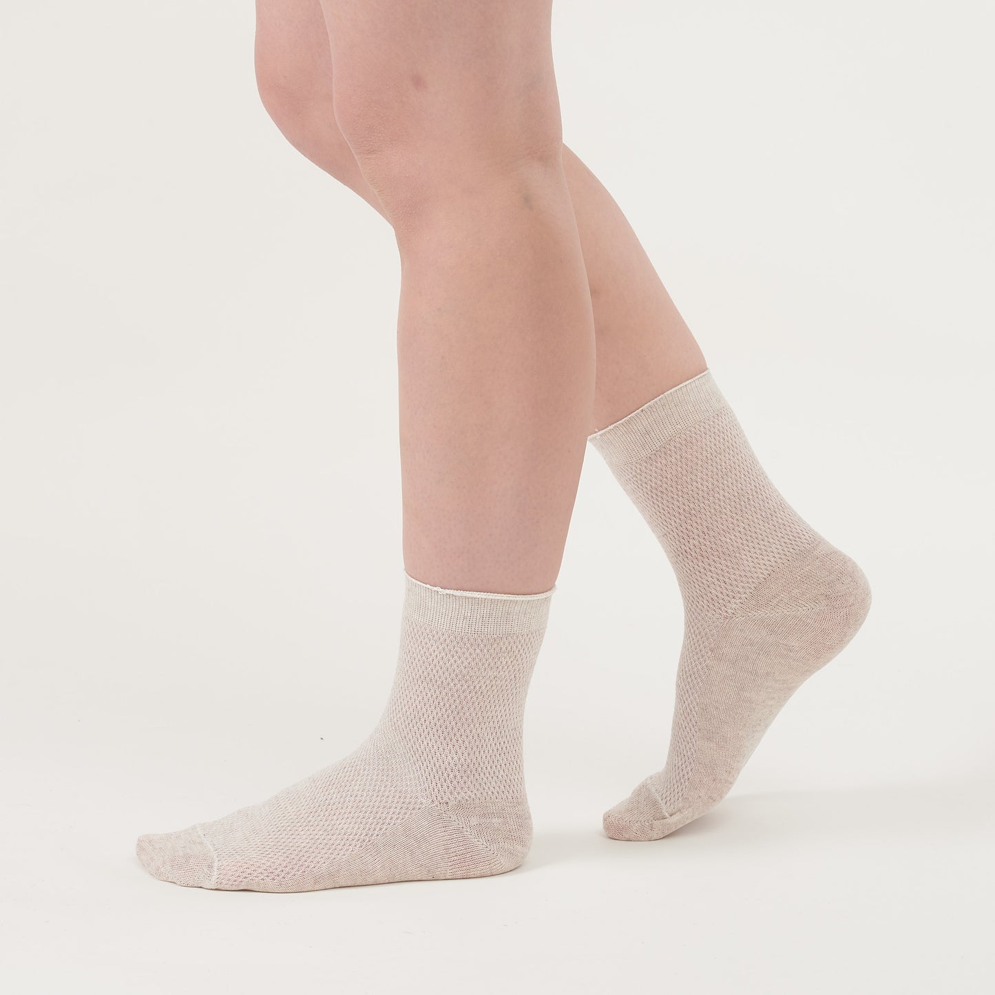 Thin Breathable Organic Linen Socks for Women, Pack of 3 pairs