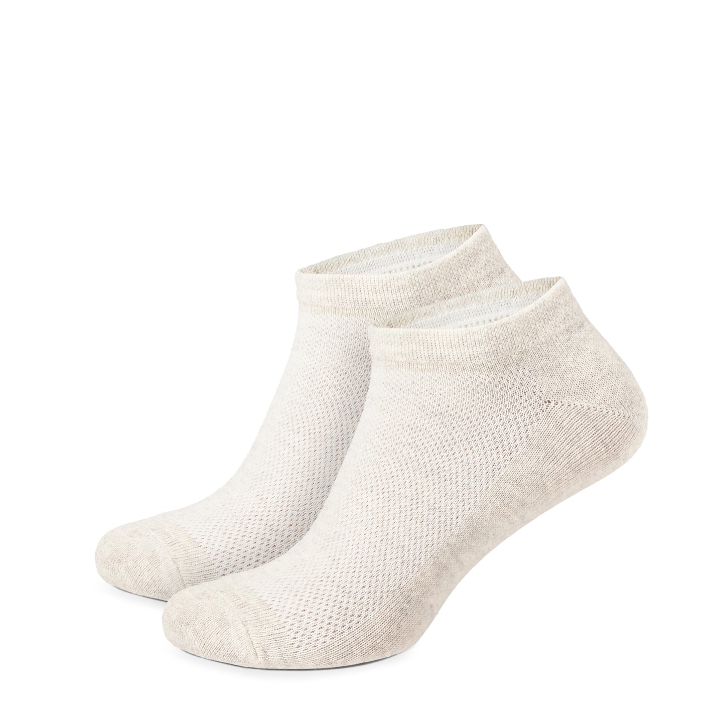 Men's Flax Linen Ankle Socks Quick-Drying Finely Made Mesh-knitted 10-pack