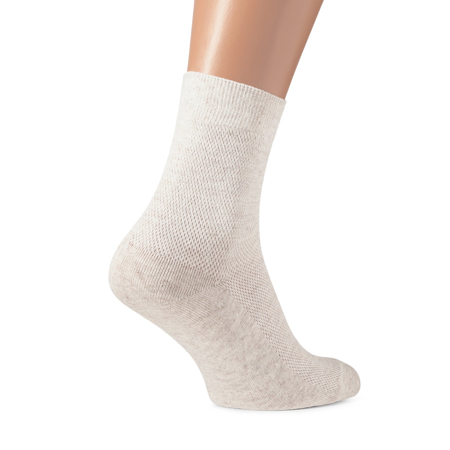 Thin Breathable Organic Linen Socks for Women, Pack of 3 pairs