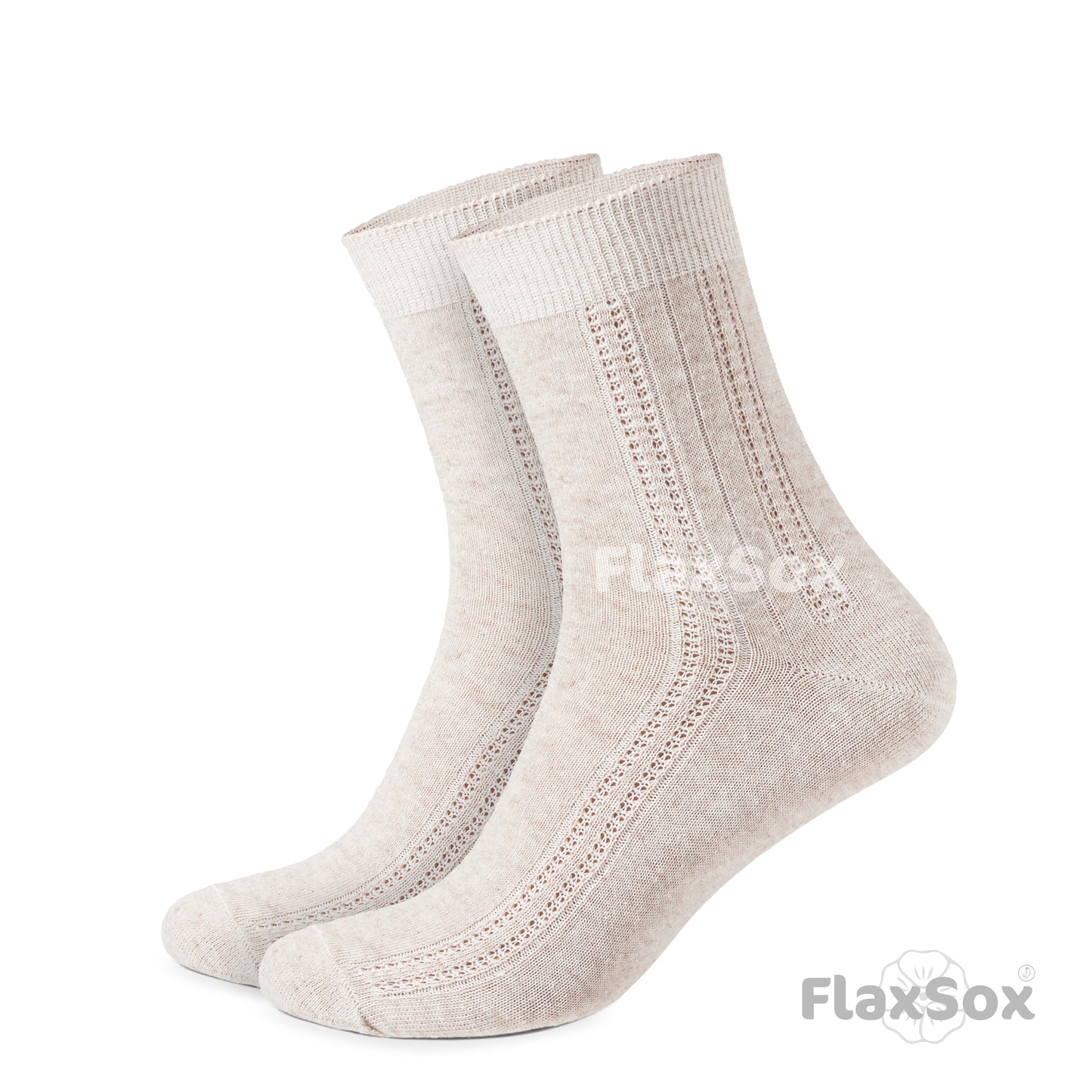 GreenWeave™ Earthwise Men's Ultra-Thin & Breathable Flax Linen Socks Size XL